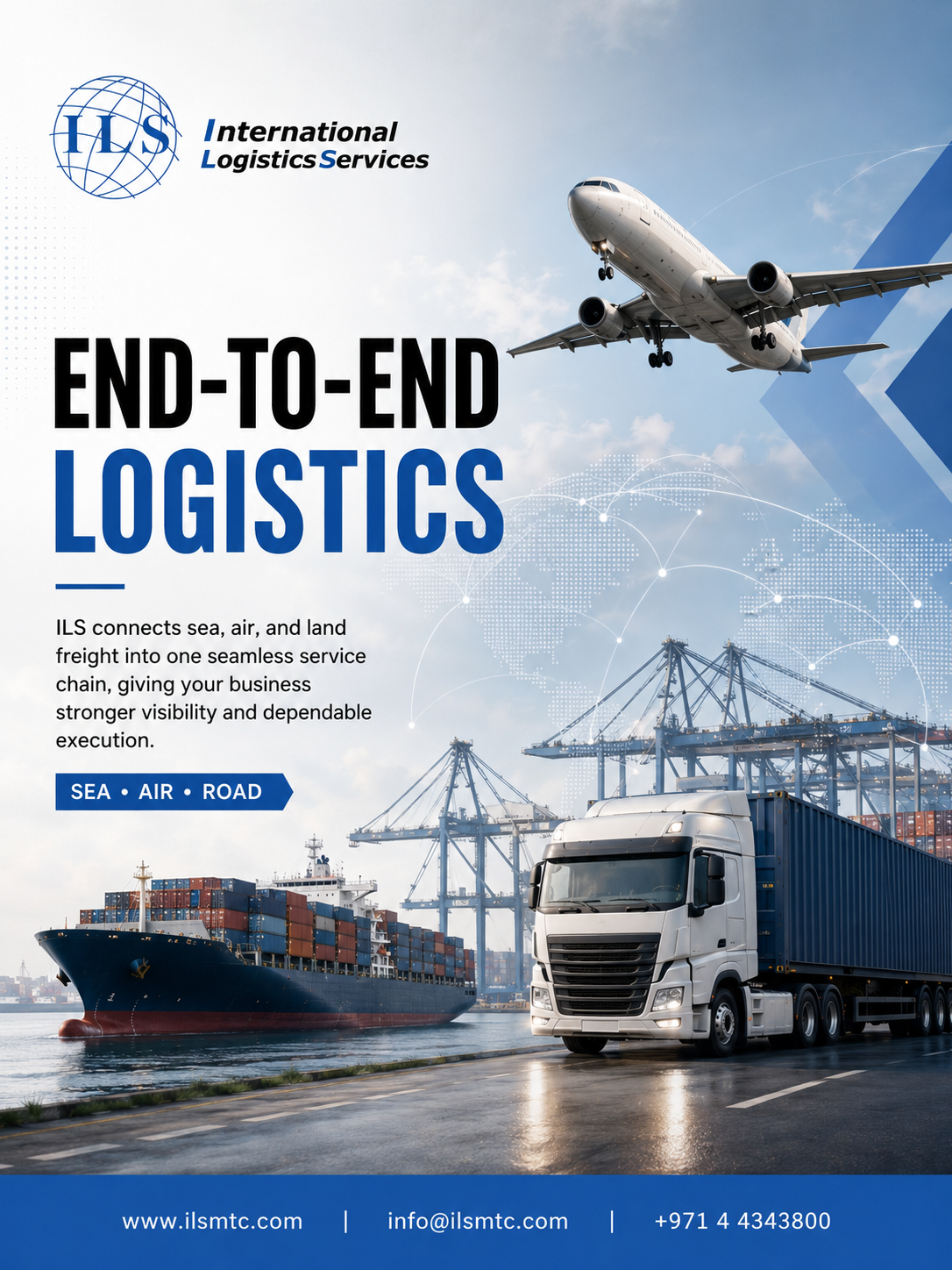 ILS social media design — End-to-End Logistics